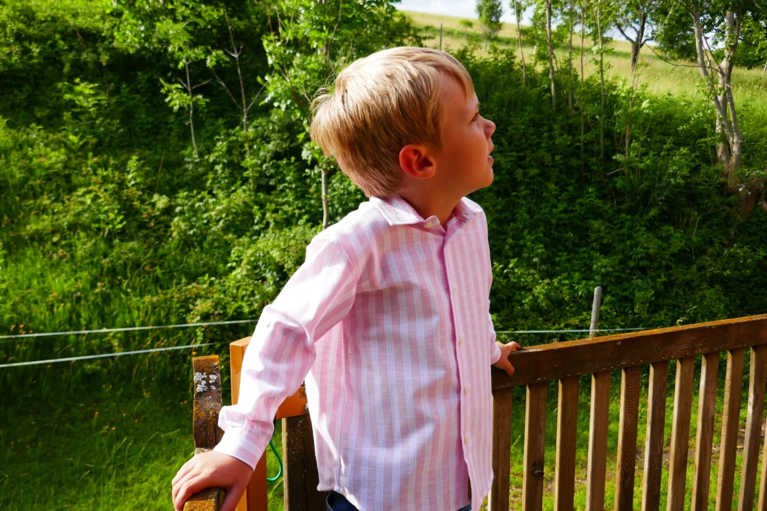 Hemd Mit Streifen In Rosa/Weiß 2 Hemd Mit Streifen In Rosa/Weiß – Bild 2