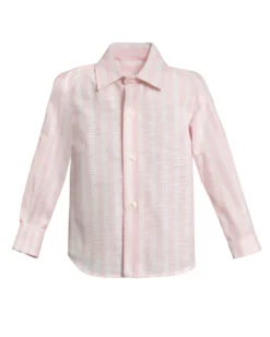 Hemd Mit Streifen In Rosa/Weiß