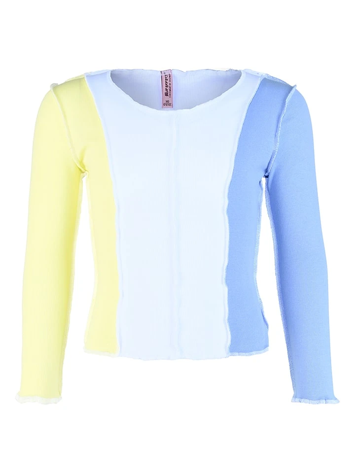 Blue Effect Longsleeve In Blau/ Gelb 1 Blue Effect Longsleeve In Blau/ Gelb