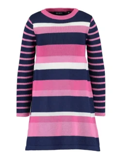 Blue Seven Kleid In Pink/ Dunkelblau