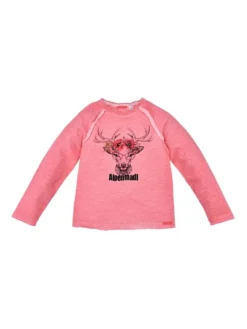 Longsleeve "Alpenmadl" In Rosa