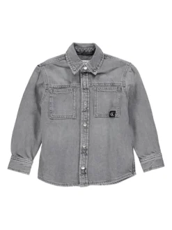 Calvin Klein Jeanshemd In Grau
