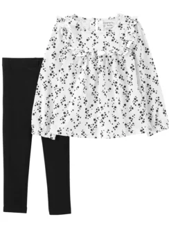 Carter's™ 2tlg. Outfit In Schwarz/ Weiß