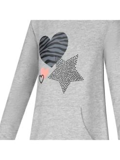 Sweatkleid In Grau -Vigino Kleidung Geschaft happy girls by eisend sweatkleid in grau 2