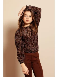 Bluse In Dunkelbraun/ Schwarz 7 Bluse In Dunkelbraun/ Schwarz -Vigino Kleidung Geschaft looxs 10 sixteen bluse in dunkelbraun schwarz 3