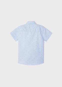 Mayoral Kinderhemd Kurzarm In Hellblau -Vigino Kleidung Geschaft mayoral kinderhemd kurzarm in hellblau 2