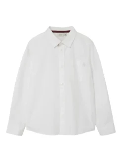 NAME IT Hemd Langarm In Bright White