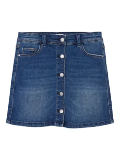 NAME IT Jeansrock In Dark Blue Denim