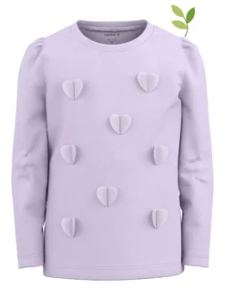 NAME IT Longsleeve "Sehart" In Flieder