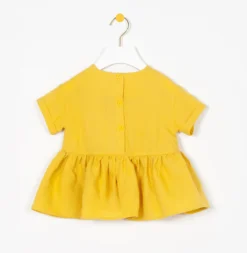 Vigino Kleidung Geschaft -Vigino Kleidung Geschaft oxox leinenbluse sunny in gelb 1