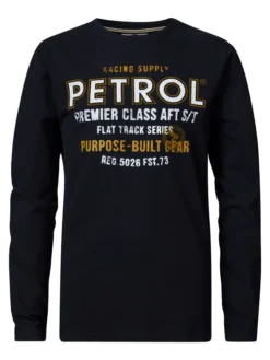 Petrol Industries Longsleeve In Schwarz