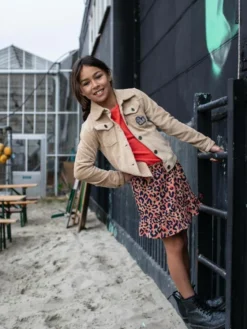 Rock "Khloe" In Beige / Bunt 5 Rock "Khloe" In Beige / Bunt -Vigino Kleidung Geschaft quapi rock khloe in beige bunt 2