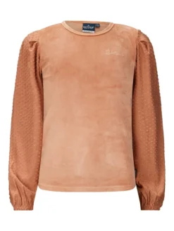 Bluse "Kygo" In Hellbraun