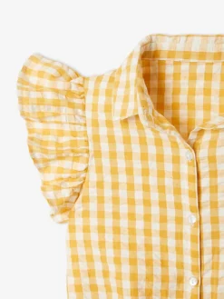 Bluse In Gelb -Vigino Kleidung Geschaft vertbaudet bluse in gelb 2