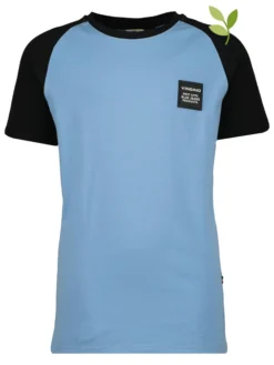 Vingino Shirt "Henson" In Hellblau/ Schwarz