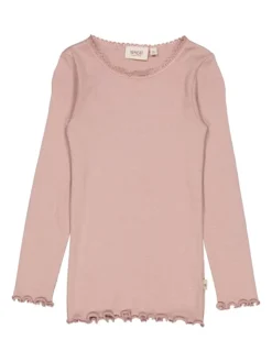 Wheat Longsleeve "RIb" In Altrosa